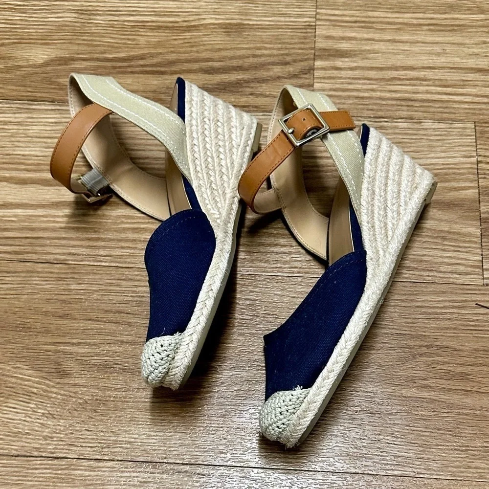 TOMMY HILFIGER wedge platform espadrilles